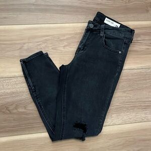 Pistola Tory Distressed Ankle zippered skinny jeans
